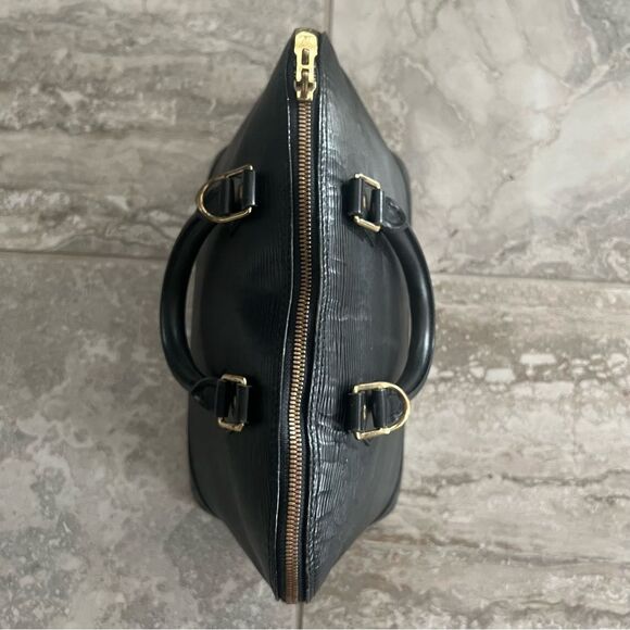 Louis Vuitton Alma PM Epi Leather Top Handle Bag, Black - Picture 8 of 16